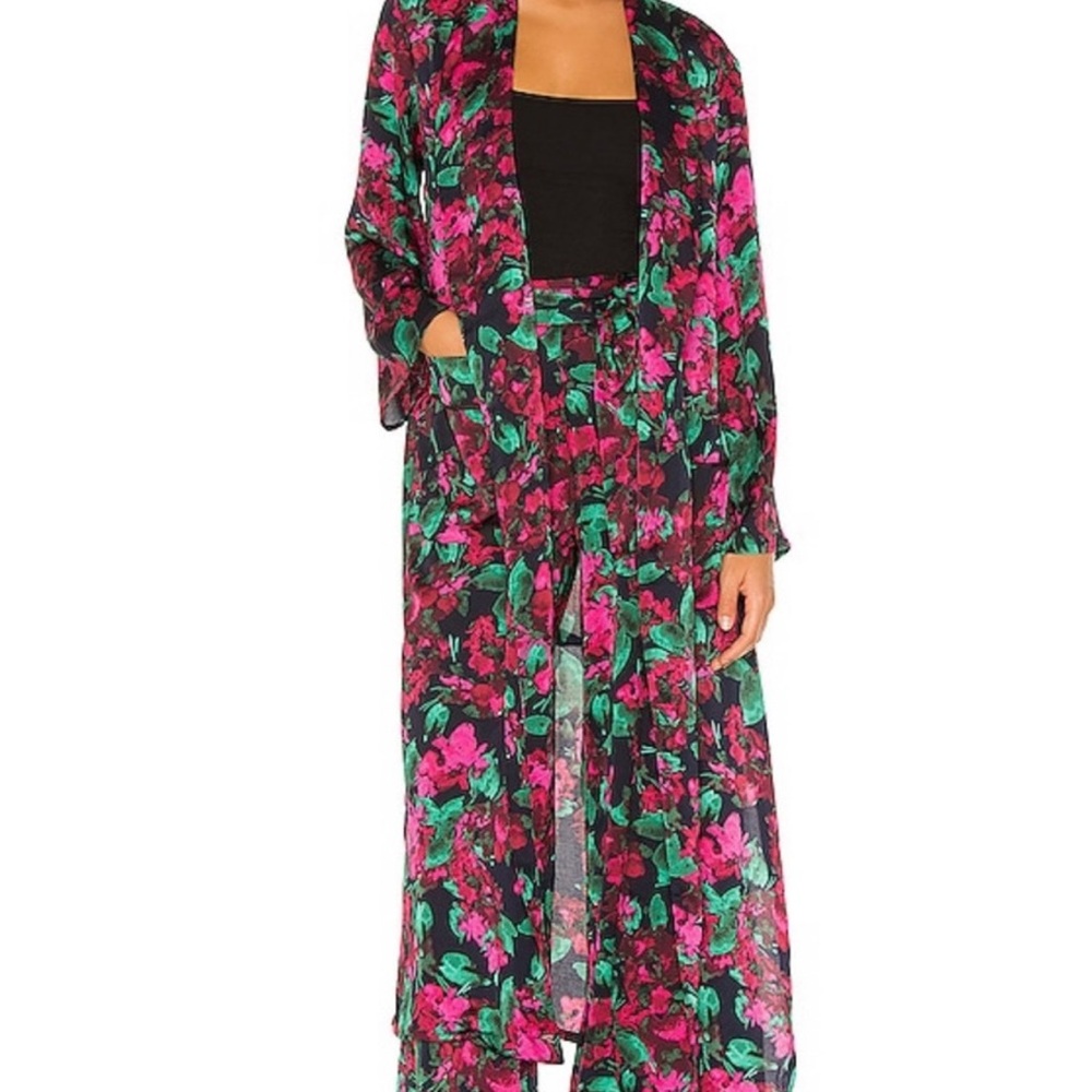 NWOT - MISA Los Angeles Malini Robe/Duster in Enchanted Floral - Size Small